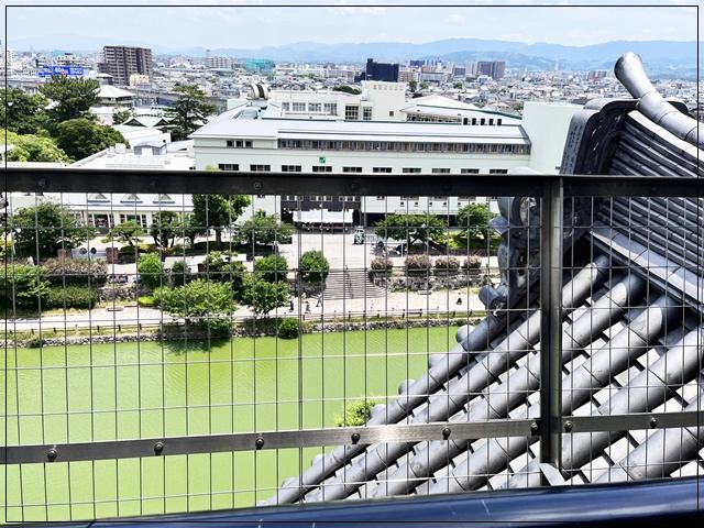 岸和田城から見えた岸高